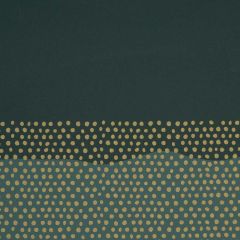 Presentpapper Half Dots Green/Gold