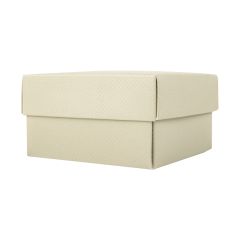 Presentkartong med lock beige