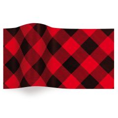 Silkespapper Buffalo Plaid