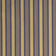 Presentpapper French Stripes Blue/Gold