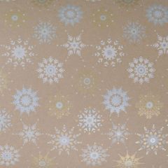 Presentpapper Crystal snowflakes